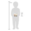 Small Foot - Fehér betűvonat - Polár - JátékManufaktúra