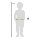 Small Foot - Fa pörgettyű csíkos 1 db - JátékManufaktúra