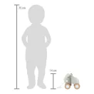 Small Foot - Fa húzós játék Elefánt zörgős fülekkel - JátékManufaktúra