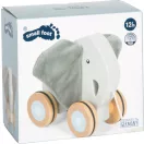 Small Foot - Fa húzós játék Elefánt zörgős fülekkel - JátékManufaktúra