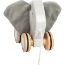 Small Foot - Fa húzós játék Elefánt zörgős fülekkel - JátékManufaktúra