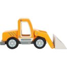 Small Foot - Fa rakodógép kanállal - JátékManufaktúra