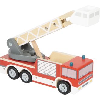 Small Foot - Tűzoltóautó forgatható létrával - JátékManufaktúra