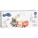 Small Foot - Tűzoltóautó forgatható létrával - JátékManufaktúra