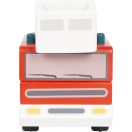 Small Foot - Tűzoltóautó forgatható létrával - JátékManufaktúra