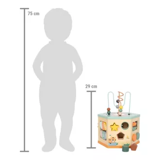 Small Foot - Motoros kocka 7 játéktáblával Safari - JátékManufaktúra