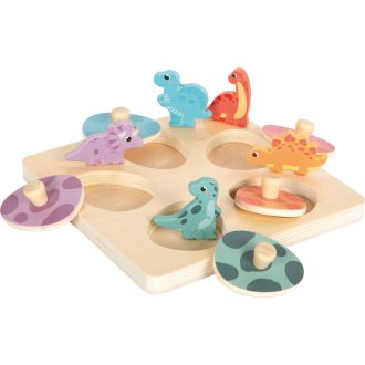 Small Foot - Fa memória puzzle - Dino - JátékManufaktúra