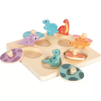 Small Foot - Fa memória puzzle - Dino - JátékManufaktúra