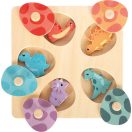 Small Foot - Fa memória puzzle - Dino - JátékManufaktúra