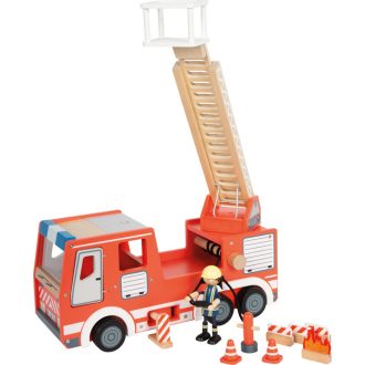 Small Foot - Fa tűzoltóautó - JátékManufaktúra
