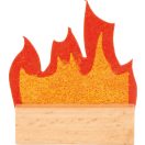 Small Foot - Fa tűzoltóautó - JátékManufaktúra