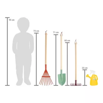 Small Foot - Kertész szerszámkészlet locsolókannával Tiny Garden - JátékManufaktúra