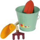 Small Foot - Kertész szerszámkészlet vödörrel Tiny Garden - JátékManufaktúra