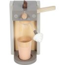 Small Foot - Fa kávéfőző tartozékokkal, Tasty szürke - JátékManufaktúra