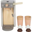 Small Foot - Fa kávéfőző tartozékokkal, Tasty szürke - JátékManufaktúra