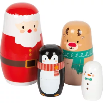 Small Foot - Matrijoska karácsonyi kiadás - JátékManufaktúra