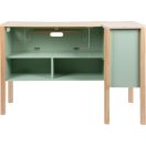 Drevený obchod a kuchynka Tasty zelená 2 v 1