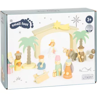Small Foot - Fa Betlehem játékszett - JátékManufaktúra