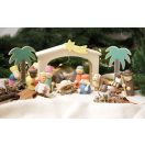 Small Foot - Fa Betlehem játékszett - JátékManufaktúra