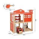 small foot - Nagy tűzoltóállomás kiegészítőkkel - JátékManufaktúra