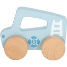 Small Foot - Tolható fa autó, kék - JátékManufaktúra