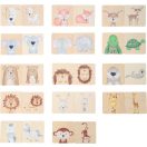 Small Foot - Fa memóriajáték állatok - JátékManufaktúra