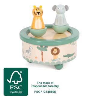 Small Foot - Zenélő ékszerdoboz Safari - JátékManufaktúra