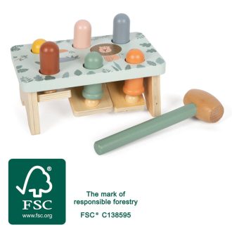 small foot - Kalapácsos játék Safari - JátékManufaktúra