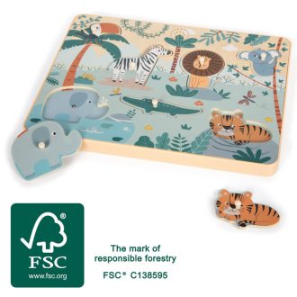 small foot - Hangos kirakó Safari - JátékManufaktúra