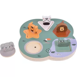 Small Foot - 3D puzzle hangokkal: Szafari állatok - JátékManufaktúra