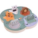 Small Foot - 3D puzzle hangokkal: Szafari állatok - JátékManufaktúra