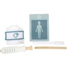 Small Foot - Orvosi szett piros-fehér táskával - JátékManufaktúra