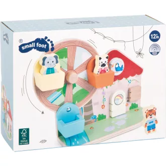 Small Foot - Motorikus játék óriáskerékkel Dzsungel barátai - JátékManufaktúra