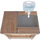 small foot Drevená vonkajšia kuchynka