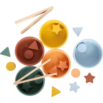 Small Foot - Montessori válogató játék csipesszel - JátékManufaktúra
