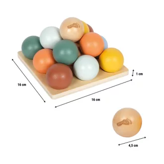Small Foot – Montessori válogató játék labdákkal