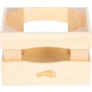 small foot Drevená prepravka s mliečnymi nápojmi