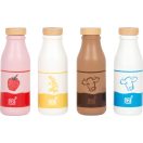 small foot Drevená prepravka s mliečnymi nápojmi