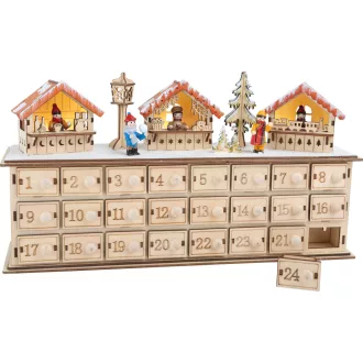 Small Foot - Fa adventi naptár karácsonyi vásár - JátékManufaktúra