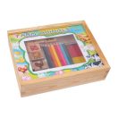 Small Foot - Fa kreatív játék - Bélyegzőkészlet - Farm - JátékManufaktúra