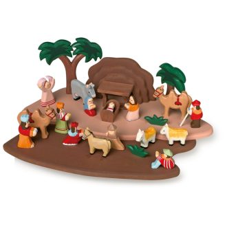 Small Foot - Gyerek fa betlehem figurákkal - JátékManufaktúra