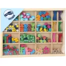 Small Foot - Fa gyöngyök dobozban - Vivien - JátékManufaktúra