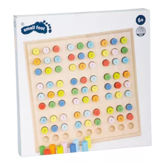 Small Foot - Fa sudoku színes hengerekkel - JátékManufaktúra