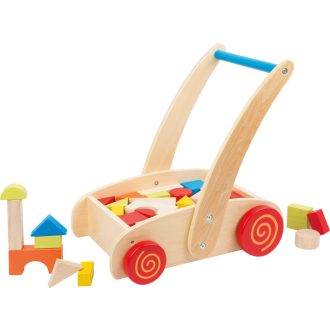 Small Foot - Járássegítő fa kockákkal - JátékManufaktúra