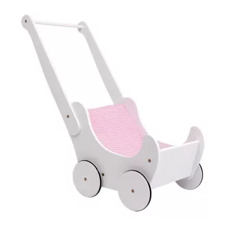 Small Foot - Fehér babakocsi - JátékManufaktúra