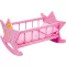 Small Foot - Fa rózsaszín bölcső, csillag - JátékManufaktúra
