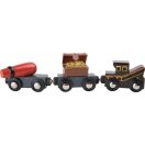 Small Foot - Fa vonatpálya kalózok - JátékManufaktúra