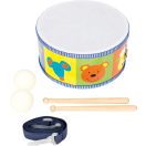 Small Foot - Fa hangszerkészlet - dob és állatok - JátékManufaktúra