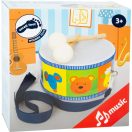 Small Foot - Fa hangszerkészlet - dob és állatok - JátékManufaktúra