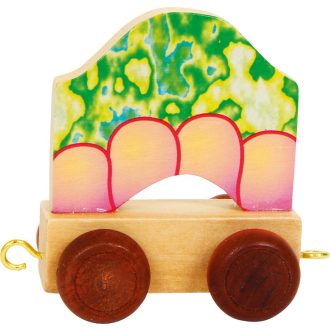 Small Foot - Ábécés vonat sárkánytest vagon - JátékManufaktúra